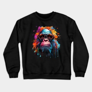 Gorilla Rainbow Crewneck Sweatshirt